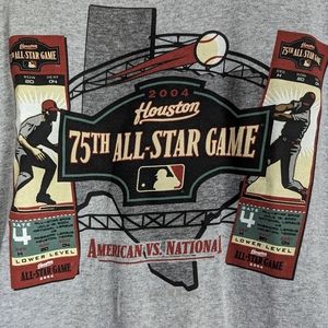 Vintage Houston All-star baseball T-shirt L